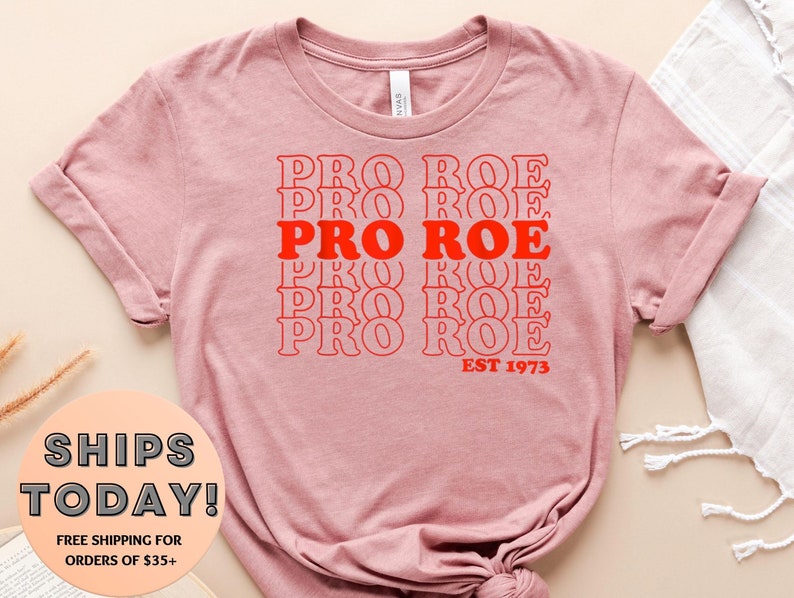 1973 Pro Roe v Wade Shirt, Women's Rights, Pro Choice T-Shirt, Feminist Graphic Tee, Supreme Court T-shirt, Women's Right to Choose 
