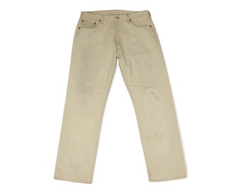 levis 501 beige denim jeans