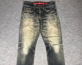 32 X 29 Vintage Edwin Jeans Light Wash Distress Faded Medium - Etsy