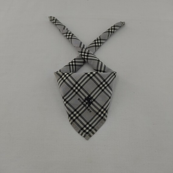 Authentic Vintage Burberry Handkerchief Neckerchief Headband