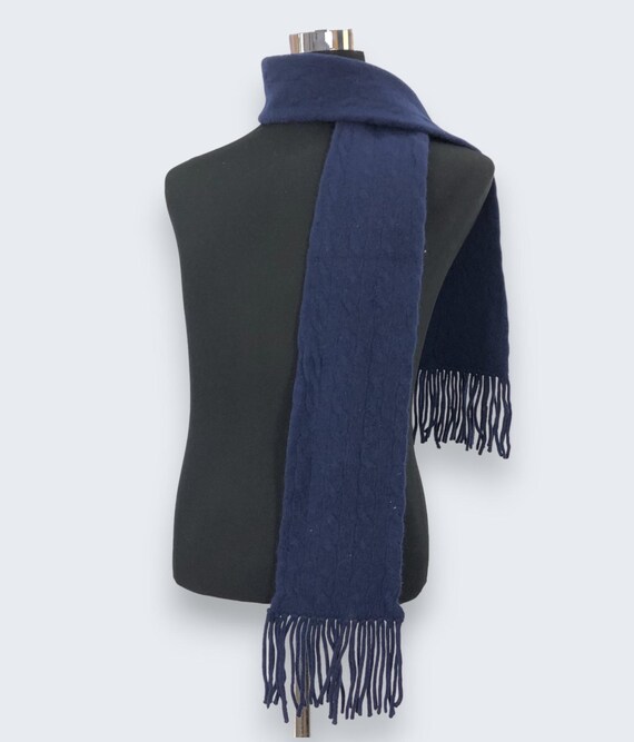 Vintage Polo Ralph Lauren Scarf Muffler, Classic Winter Wool