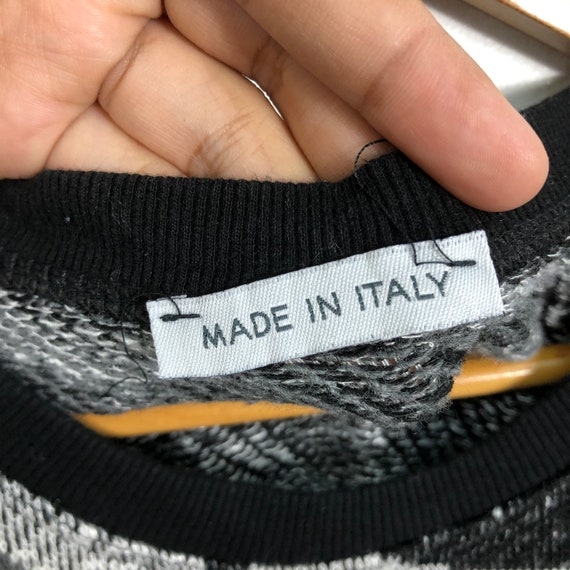 Womens Vintage Italy Knit Sweatshirt Japanese Bra… - image 5