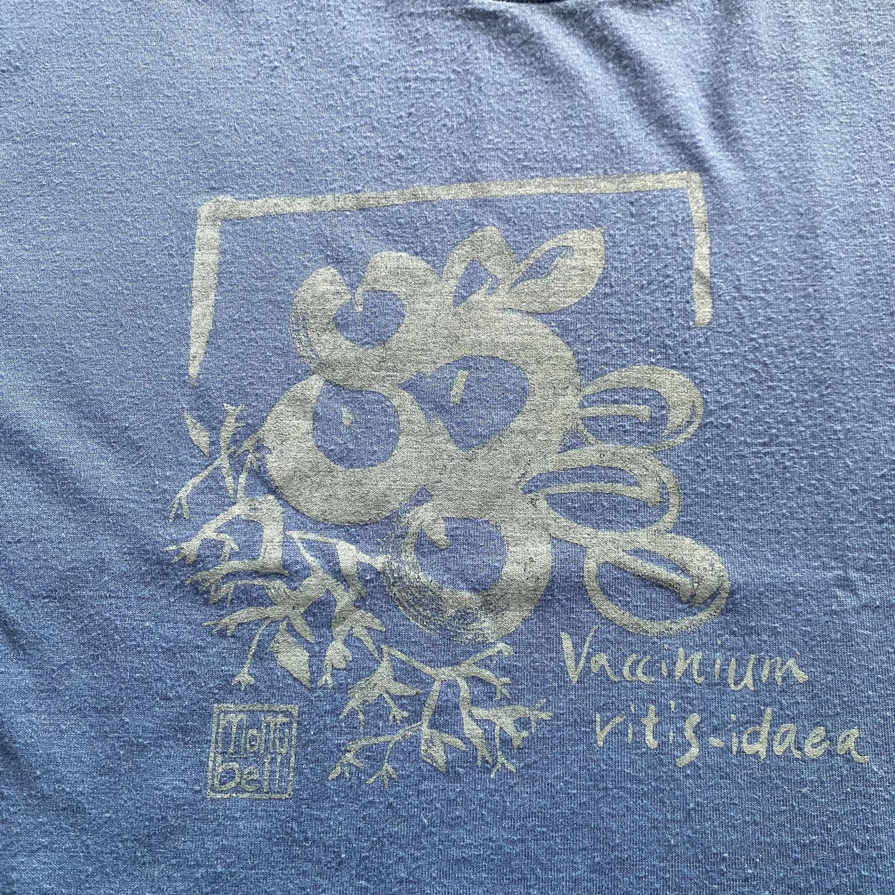 90s PROPERTY OF MA BELL シャツ ブルー Tシャツ Vintage 90s Mont Bell T Shirt, Faded Blue Short Sleeve Tee