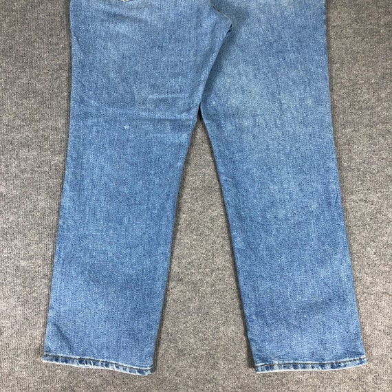 38 x 30 Vintage Lee Jeans Light Wash Distress Fad… - image 6