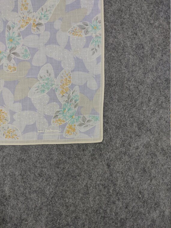 90s Vintage Pierre Balmain Handkerchief Neckerchi… - image 3