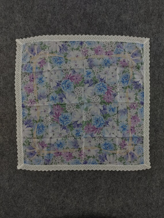 90s Authentic Vintage Nina Ricci Handkerchief Nec… - image 2