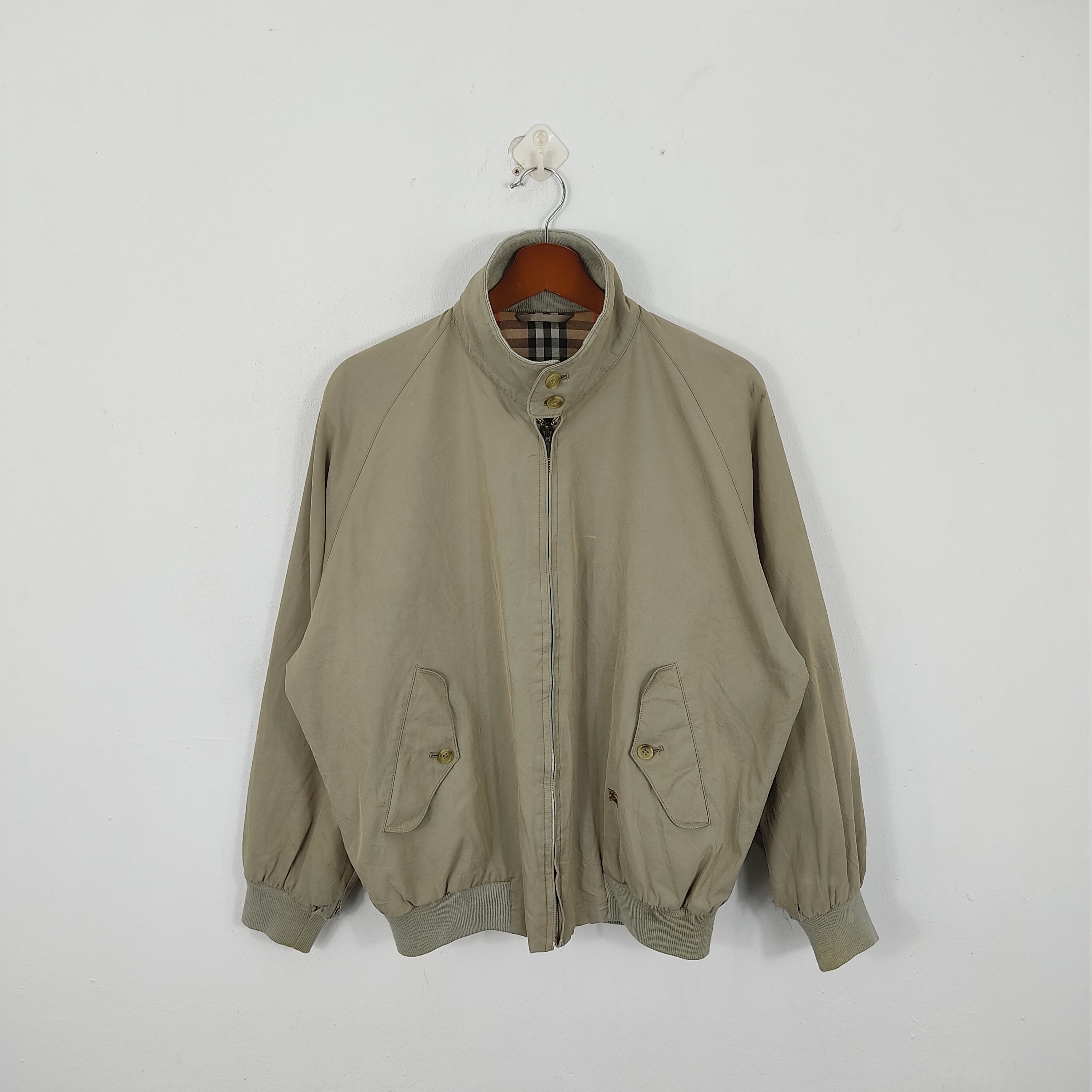 Authentic Authentic Vintage 90s Burberry Harrington Jacket - Etsy