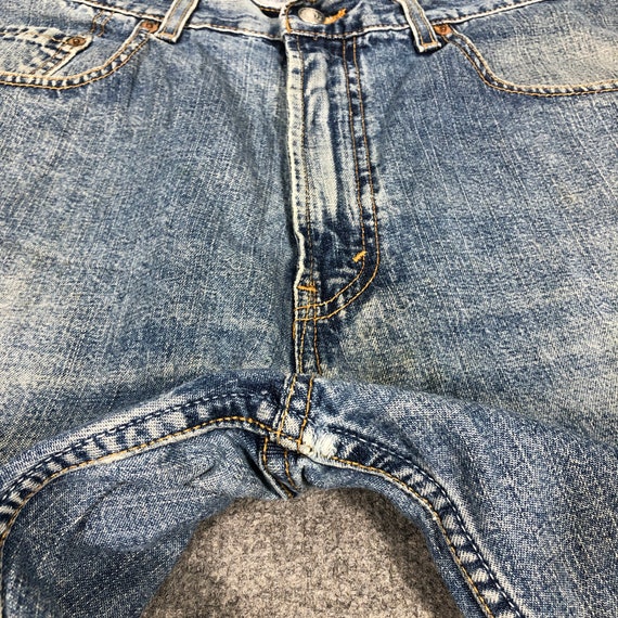 35 x 11 Vintage Levis 569 Jeans Short Jeans Light… - image 3