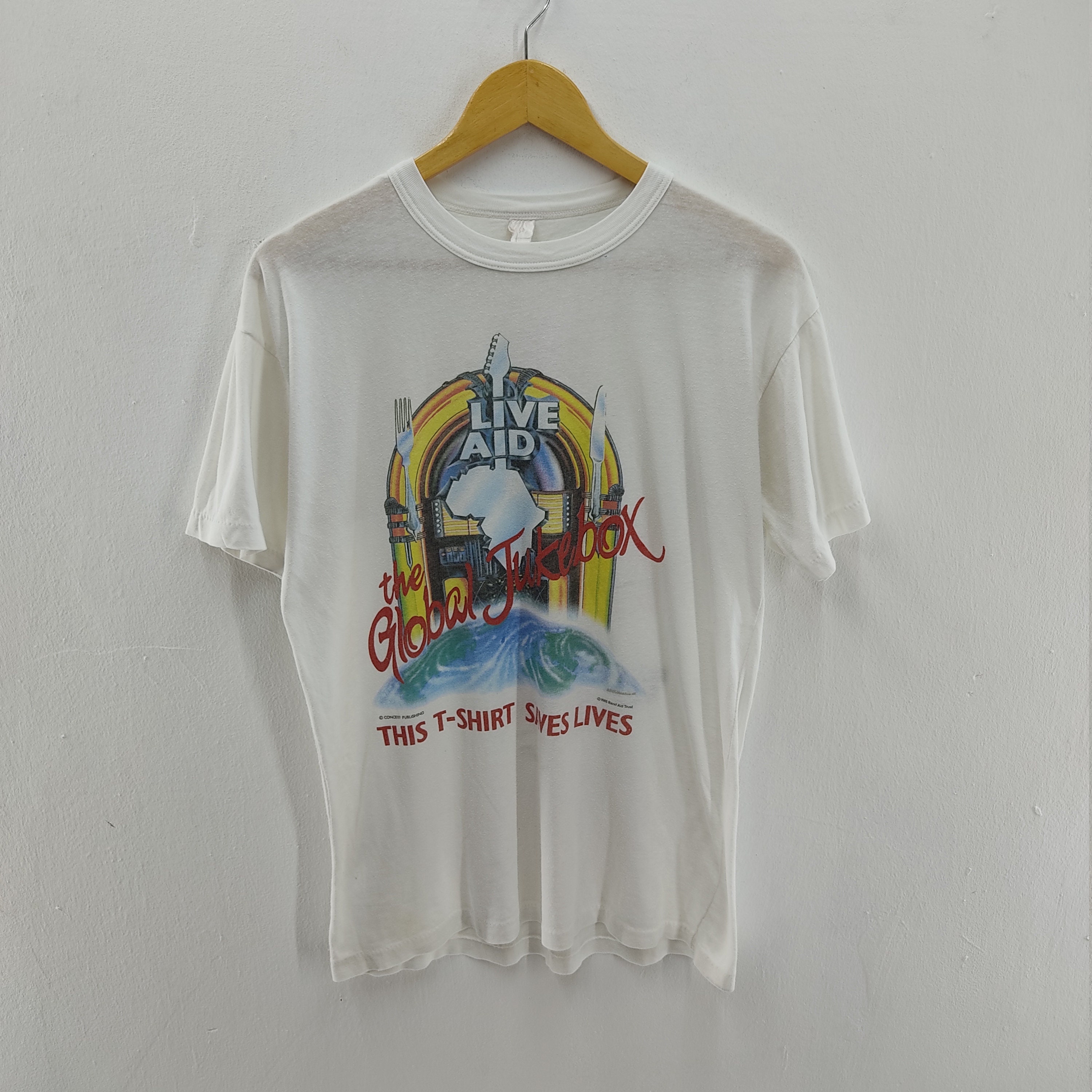 Authentic Vintage Rare 80s Live Aid 