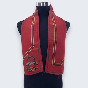 gucci グッチアフガンストール スカーフドッキング