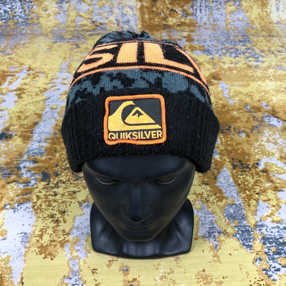 Vintage Quiksilver Ribbed Beanie Hat Crochet Hats Beanie Knit Unisex No Pompom Hat Men Women Winter Gifts Fashion Warm Cozy Soft Hat Etsy