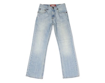levis 527 blue stone