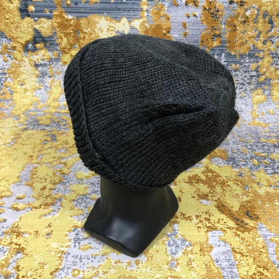 Vintage Unknown Minimalist Beanie Hat Knitted Cro… - image 2