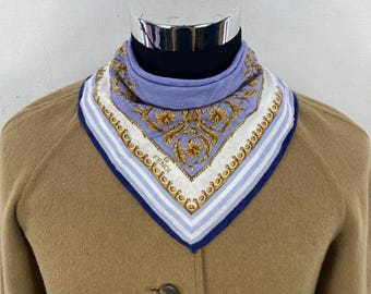 90s Fendi Cotton Handkerchief Scarf Elegant Vintage Handkerchief, Designer Fashion Statement, Ideal Gift for Style Lovers