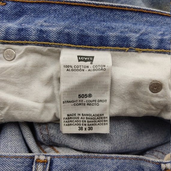 38 x 30 Vintage Levis 505 Jeans Light Faded - Etsy España