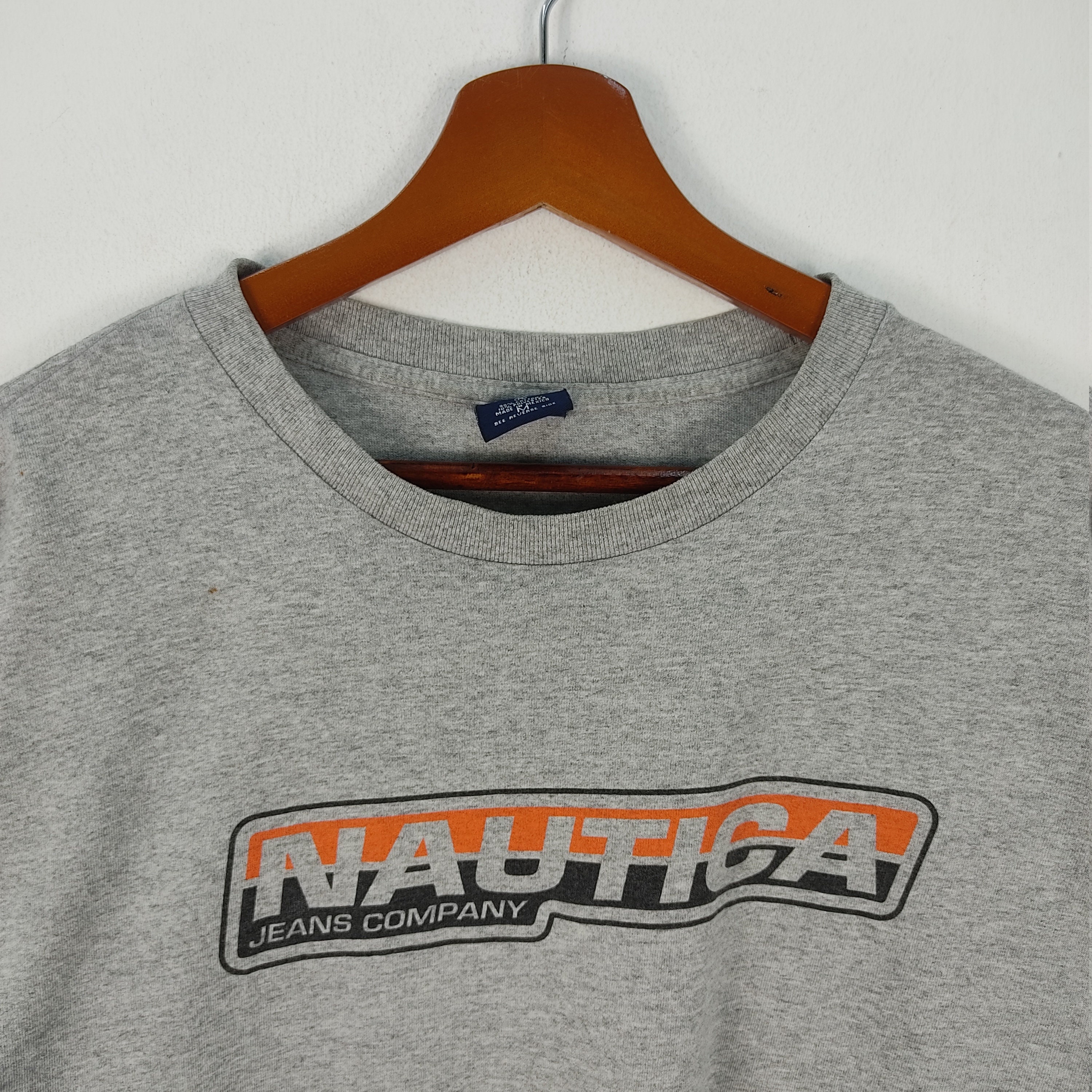 Authentic Vintage Nautica Long Sleeve T Shirt Grey Fit Large -  Canada