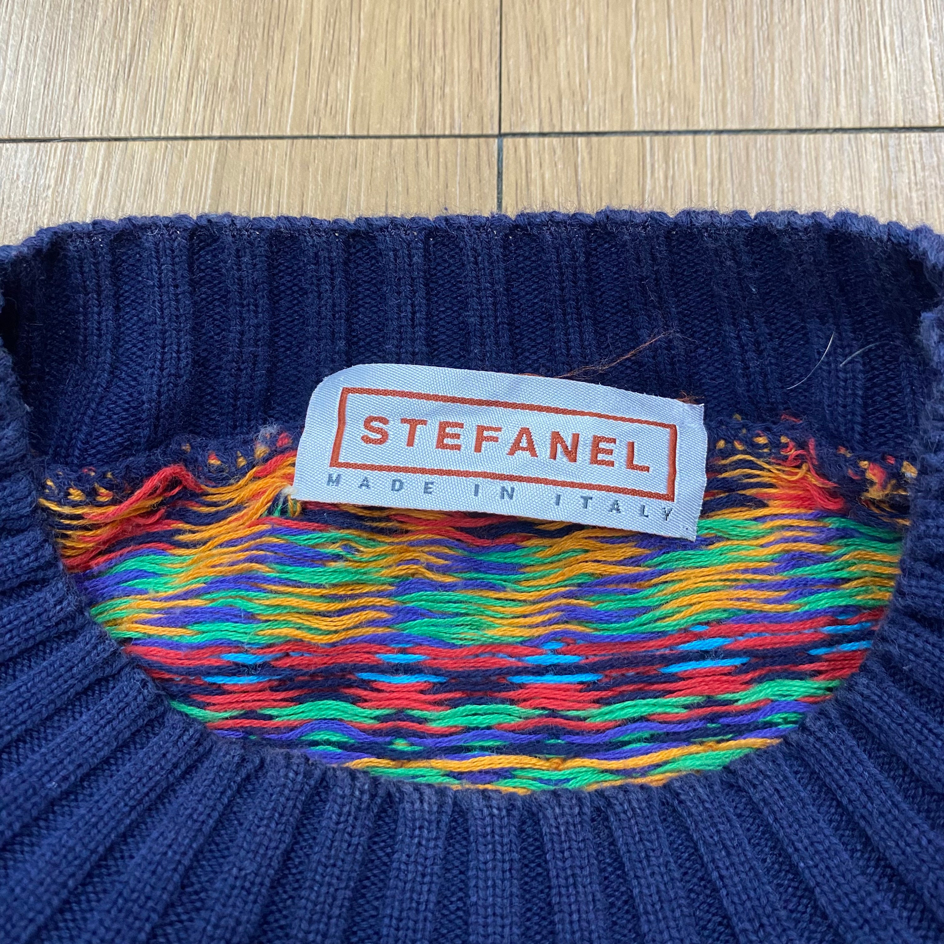 Vintage 90s Stefanel Knit Sweater, Italian Designer Vintage 90s Stefanel Knit Sweater, Italian Designer