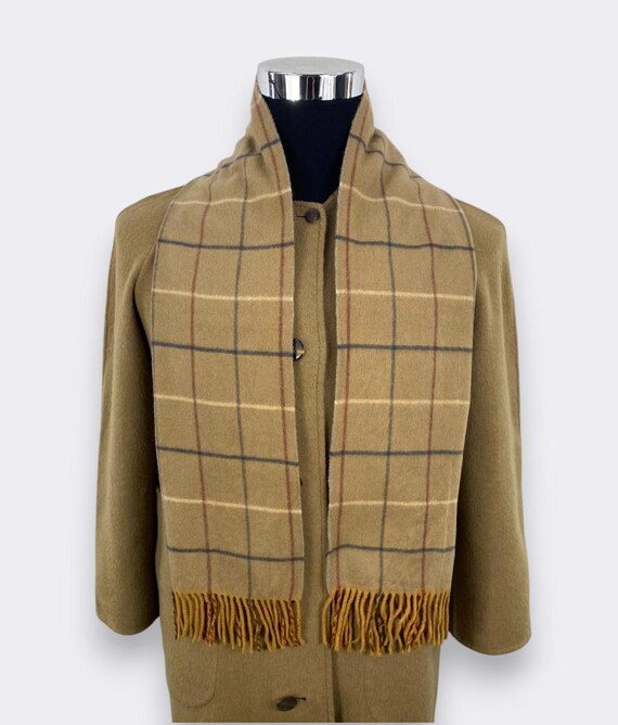 Buy Vintage Burberry Scarf - 90s Nova Check Cashmere Muffler
