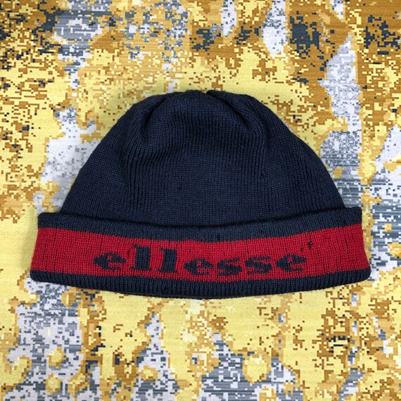Vintage Ellesse Retro Style Vintage Beanie Hat Wa… - image 4