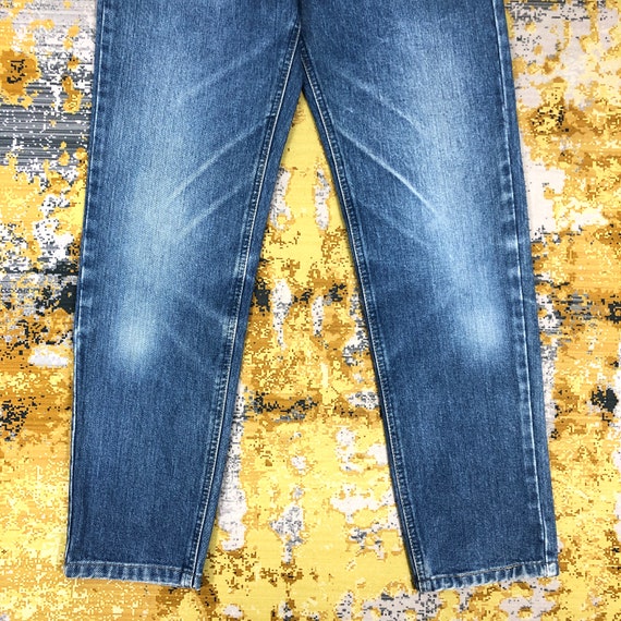 27 x 29.5 Vintage Lee Riders Jeans Light Blue Was… - image 4