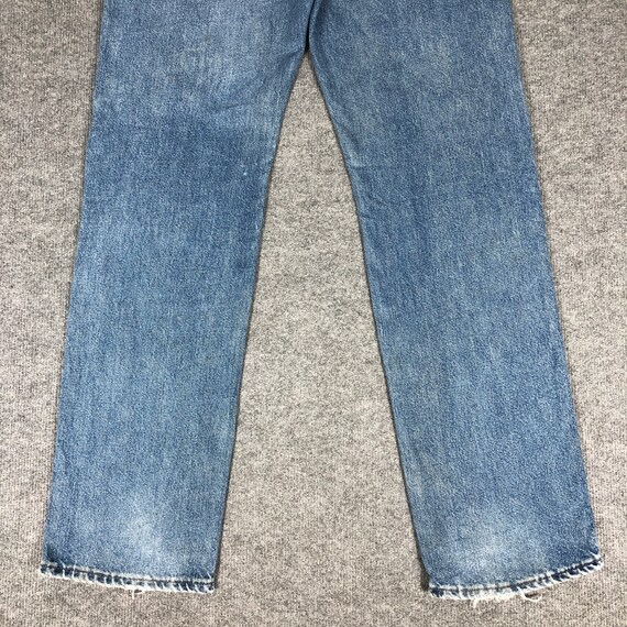 32 x 35.5 Vintage Wrangler Jeans - 90s Light Wash… - image 7