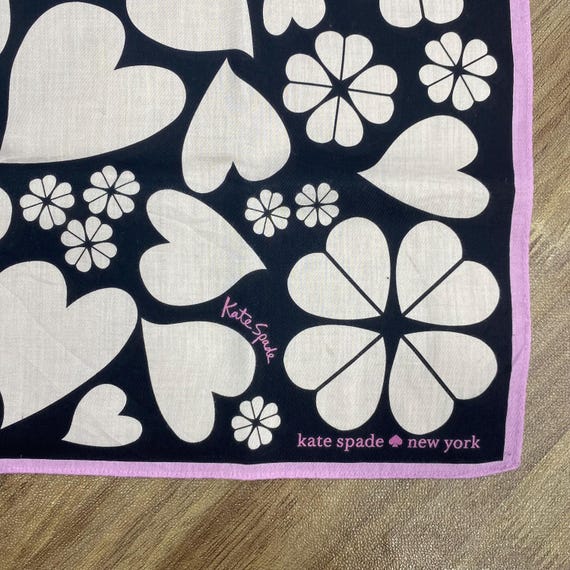 90s Vintage Kate Spade New York Floral Handkerchief Neckerchief