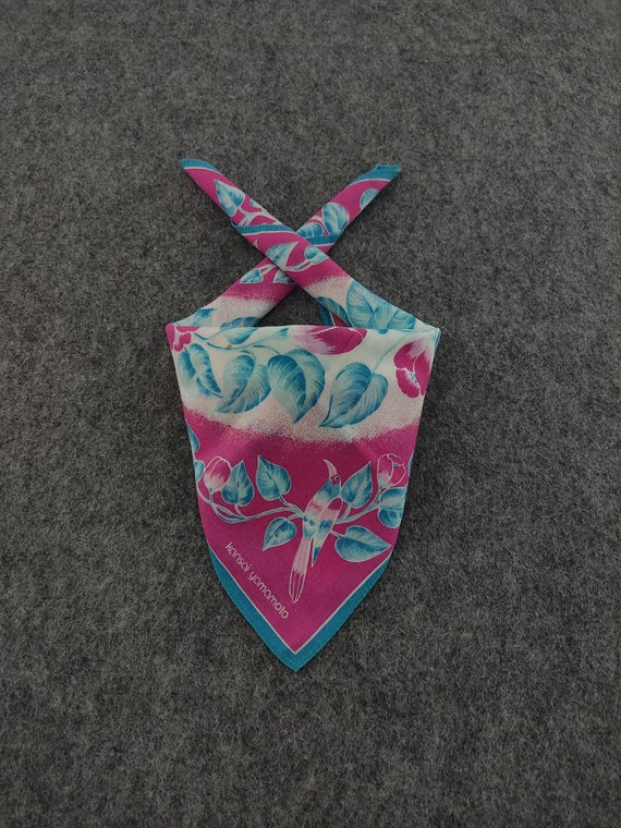 90s Vintage Kansai Yamamoto Handkerchief Neckerch… - image 1