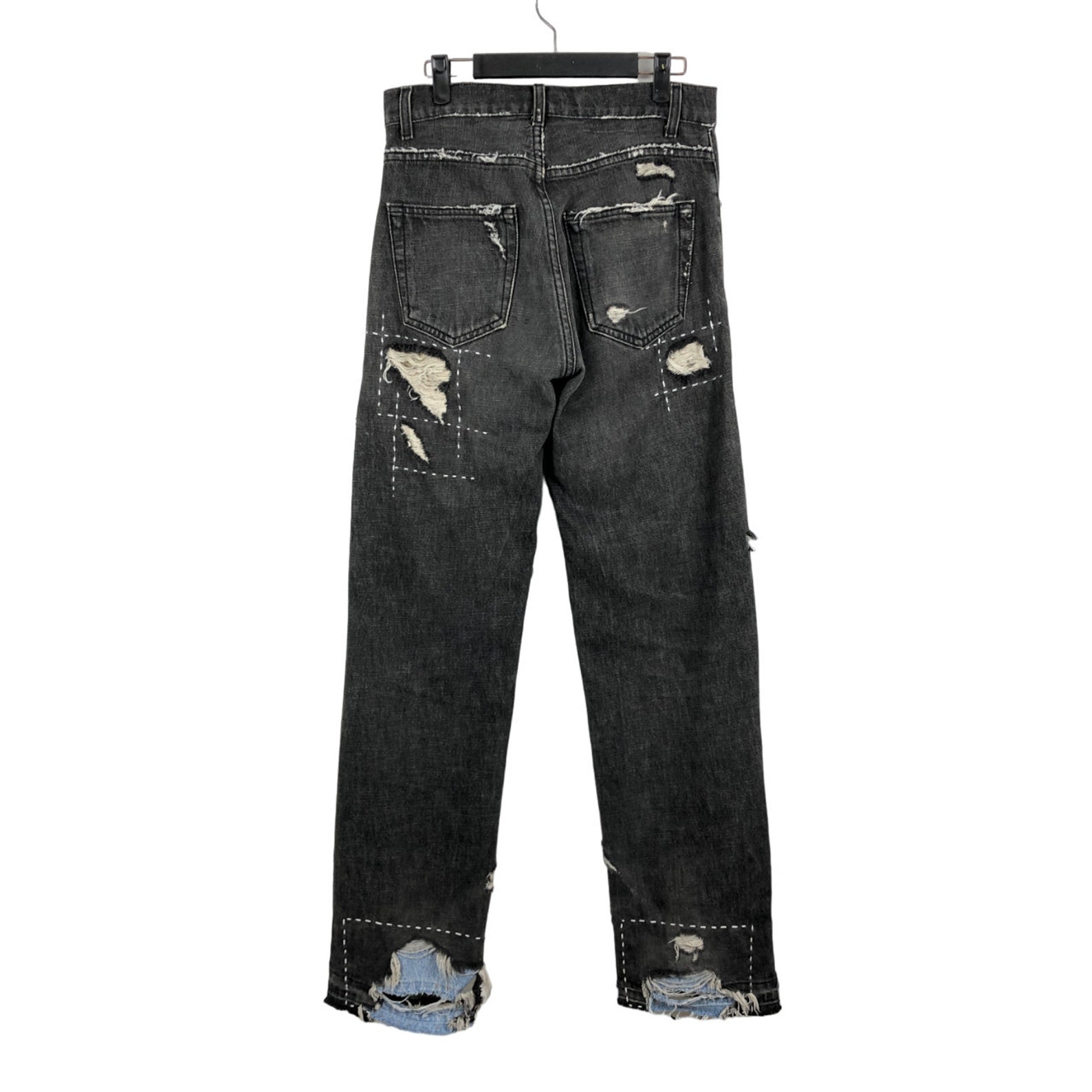 Custom Vintage 90s Stussy Jeans Made in Usa Distress Sashiko - Etsy