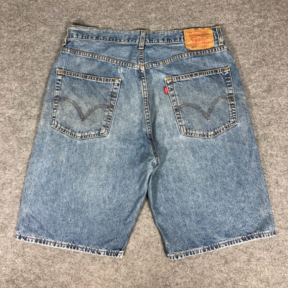 35 x 11 Vintage Levis 569 Jeans Short Jeans Light… - image 2