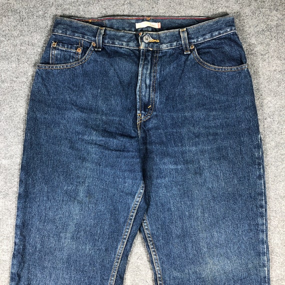 33 x 31.5 Vintage Levis 550 Jeans Light Wash Dist… - image 3