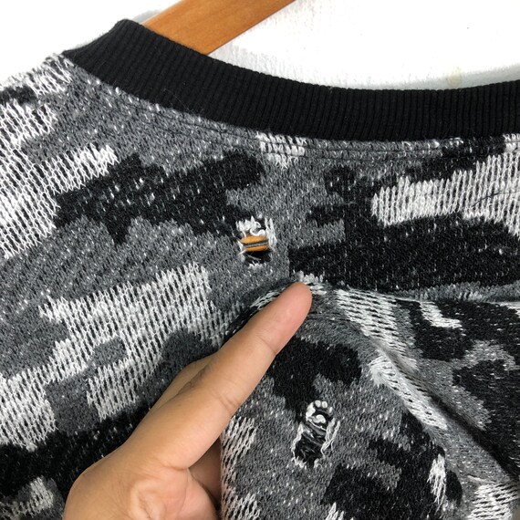 Womens Vintage Italy Knit Sweatshirt Japanese Bra… - image 4
