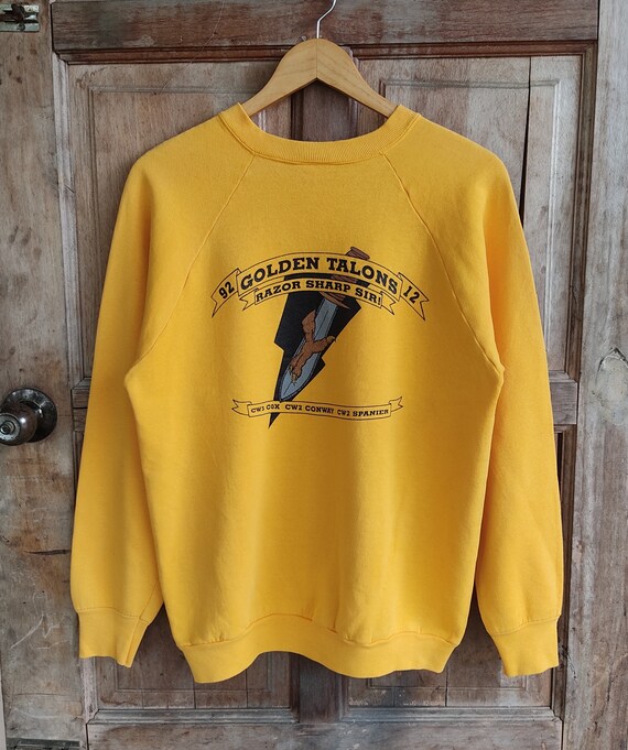 Mens 90s Vintage Sweatshirt Very Rare Golden Talons Sweatshirt