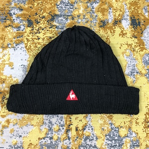 Vintage Le Coq Sportif Retro Style Vintage Beanie Hat Warm