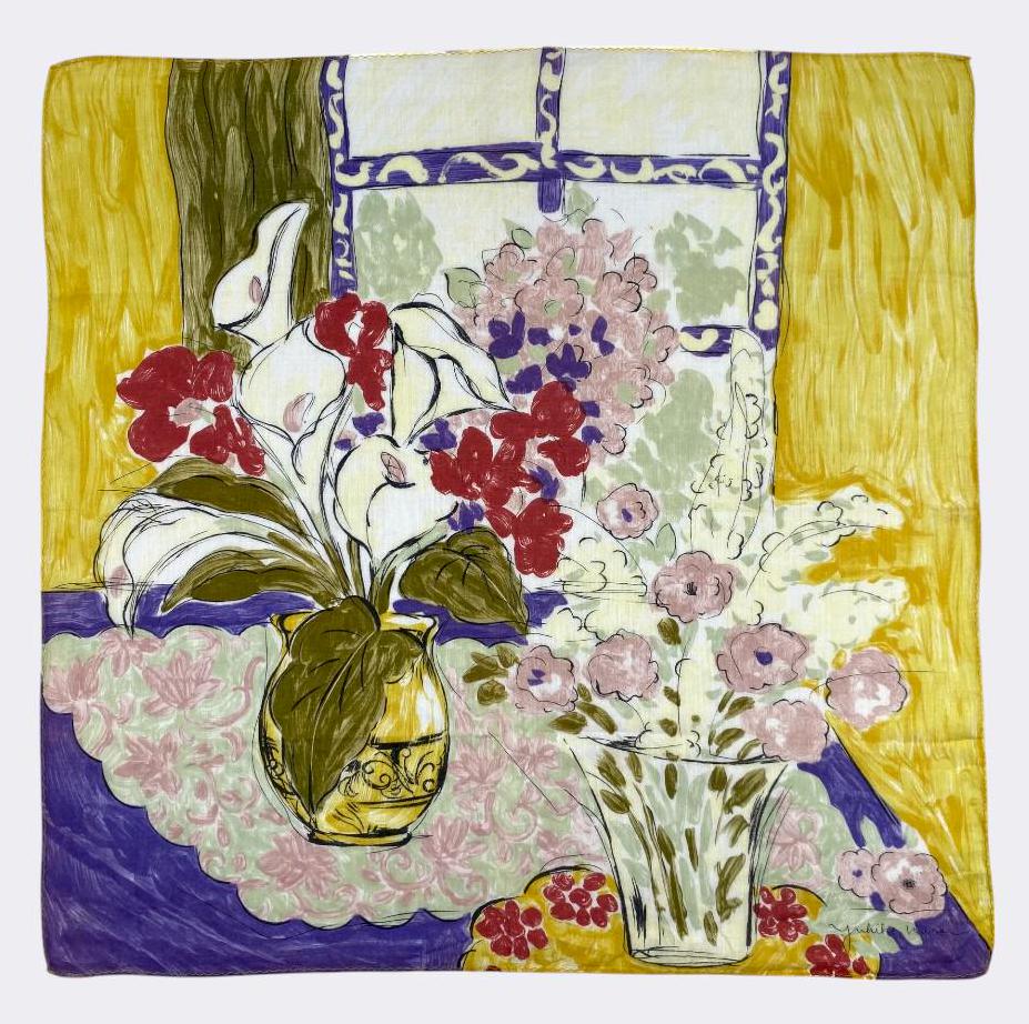 90s Authentic Vintage Yukiko Hanai Handkerchief Neckerchief