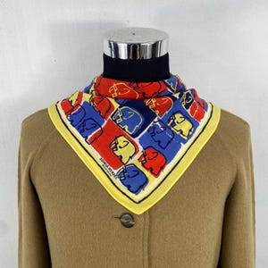 90s Authentic Vintage Sonia Rykiel Handkerchief Neckerchief Headband Bandana Babushka Wrap Authentic Accessories Gift Summer gift for mum