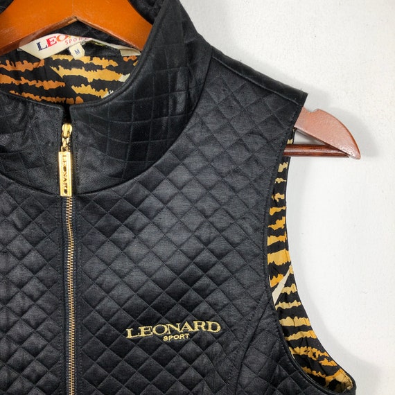 Vintage Leonard Sport Vest Jacket  Street fashion… - image 4