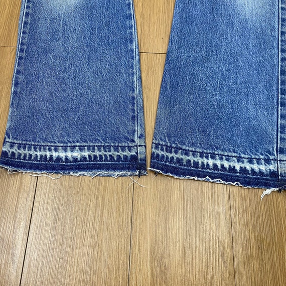 34 x 31 Vintage Levis 517 Jeans Light Wash Distre… - image 7