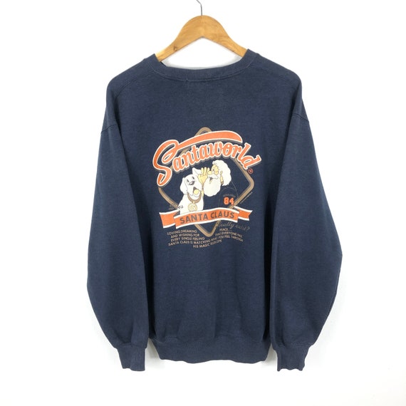 Authentic Vintage Santa World Sweatshirt Japanese 