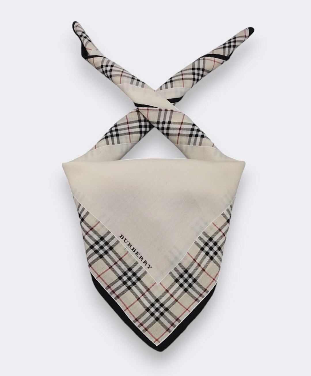 Panuelo floral Burberry autentico de los anos 90 accesorio elegante regalo perfecto para los amantes de la moda Etsy Mexico