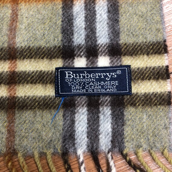 Authentic 90s Vintage Burberry Scarf Wool Cashmere Nova Check Muffler Timeless Accessory Collector s Gift Etsy