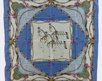 セリーヌ ハンカチ 本物 ヴィンテージ 90年代 デザイナーアクセサリー