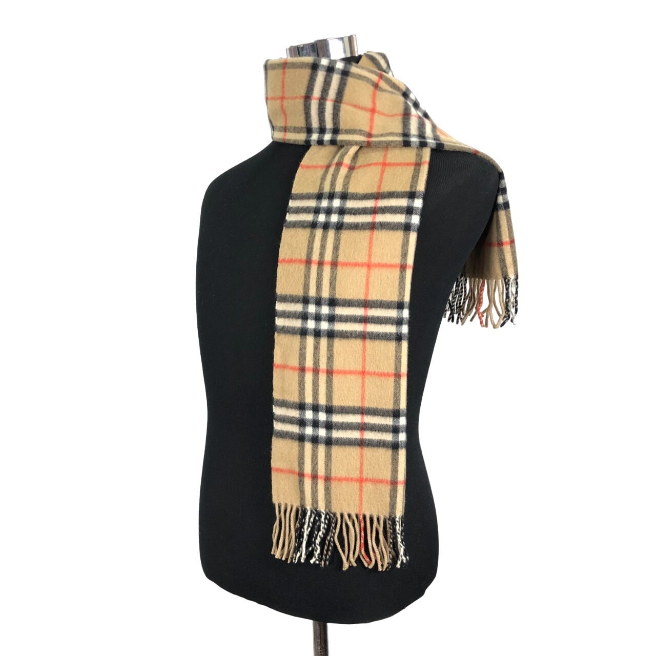 Autentica bufanda Burberry vintage de los anos 90 Silenciador Nova Check de lana y cachemira accesorio atemporal y regalo de coleccionista Etsy Espana