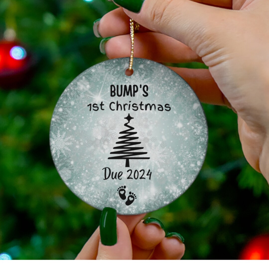 Bumps First Christmas Ornament Baby Bump Ornament for Pregnant Etsy