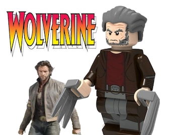 WOLVERINE A X-MEN CHRISTMAS FIGURE USA SELLER NEW MINIFIGURE FITS LEGOS