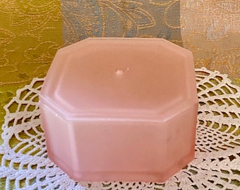 pink glass jewellery box