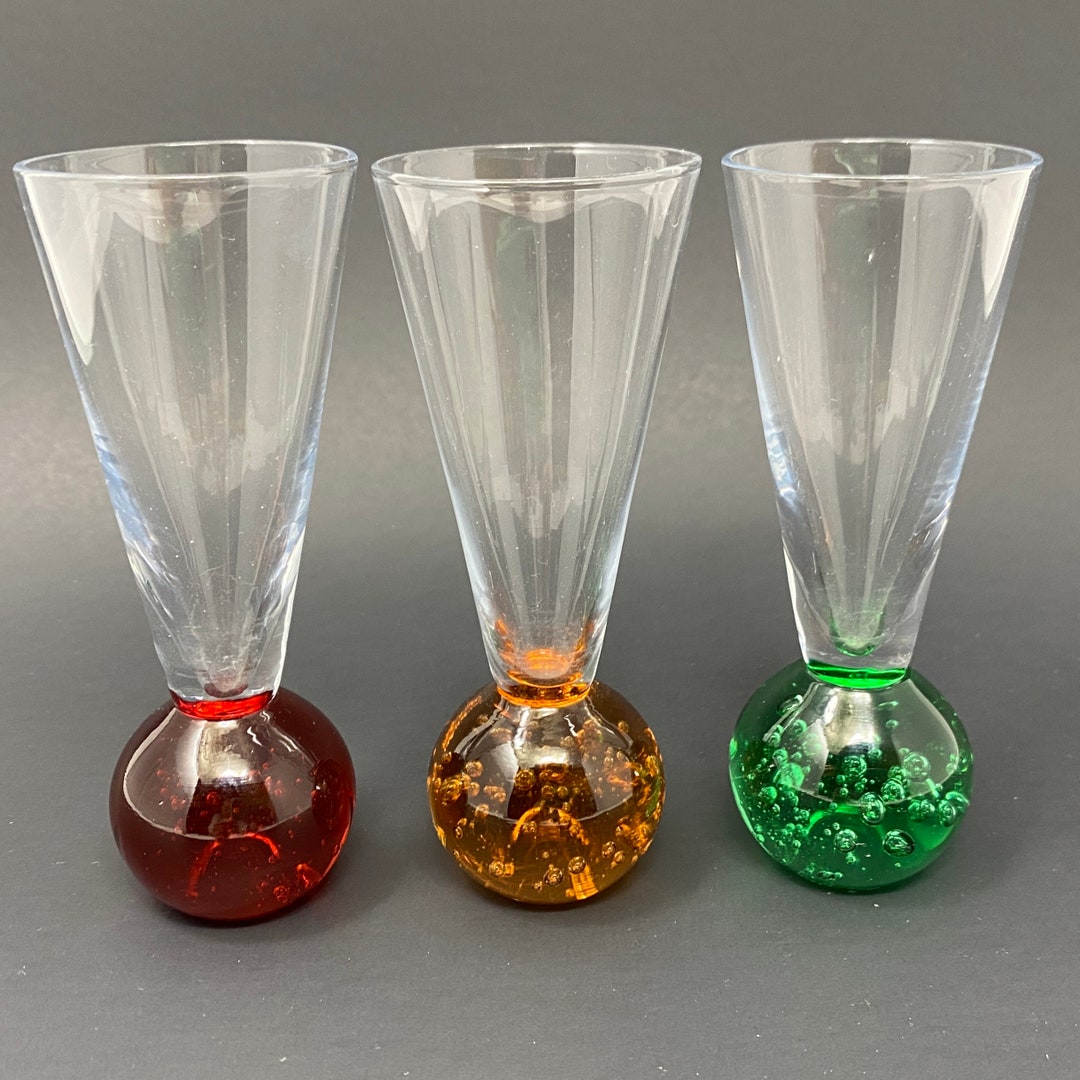 Vintage Shot Glasses Vintage Shot Glass Set of 3 Shot Etsy