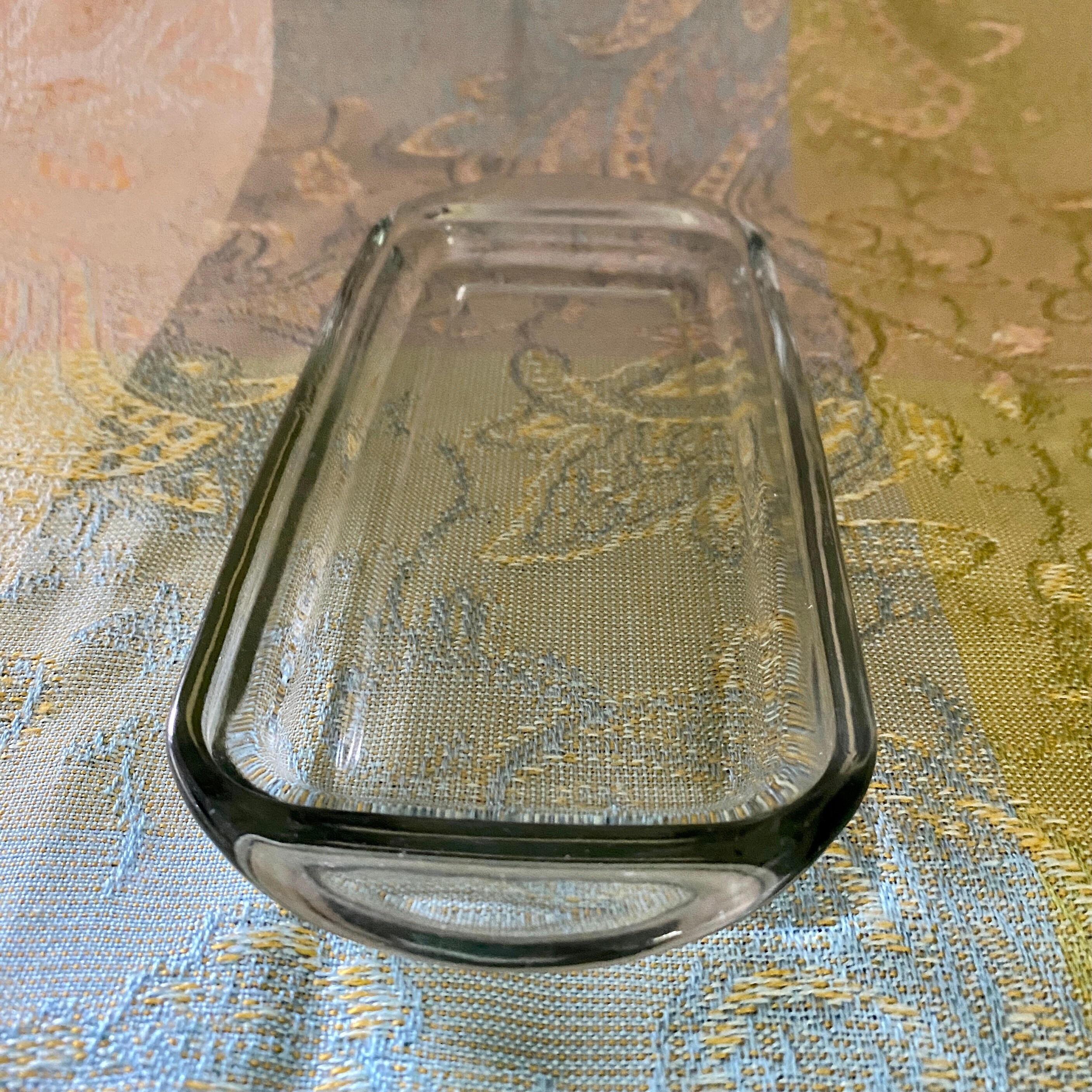 Vintage glass butter dish with lid vintage farmhouse butter | Etsy