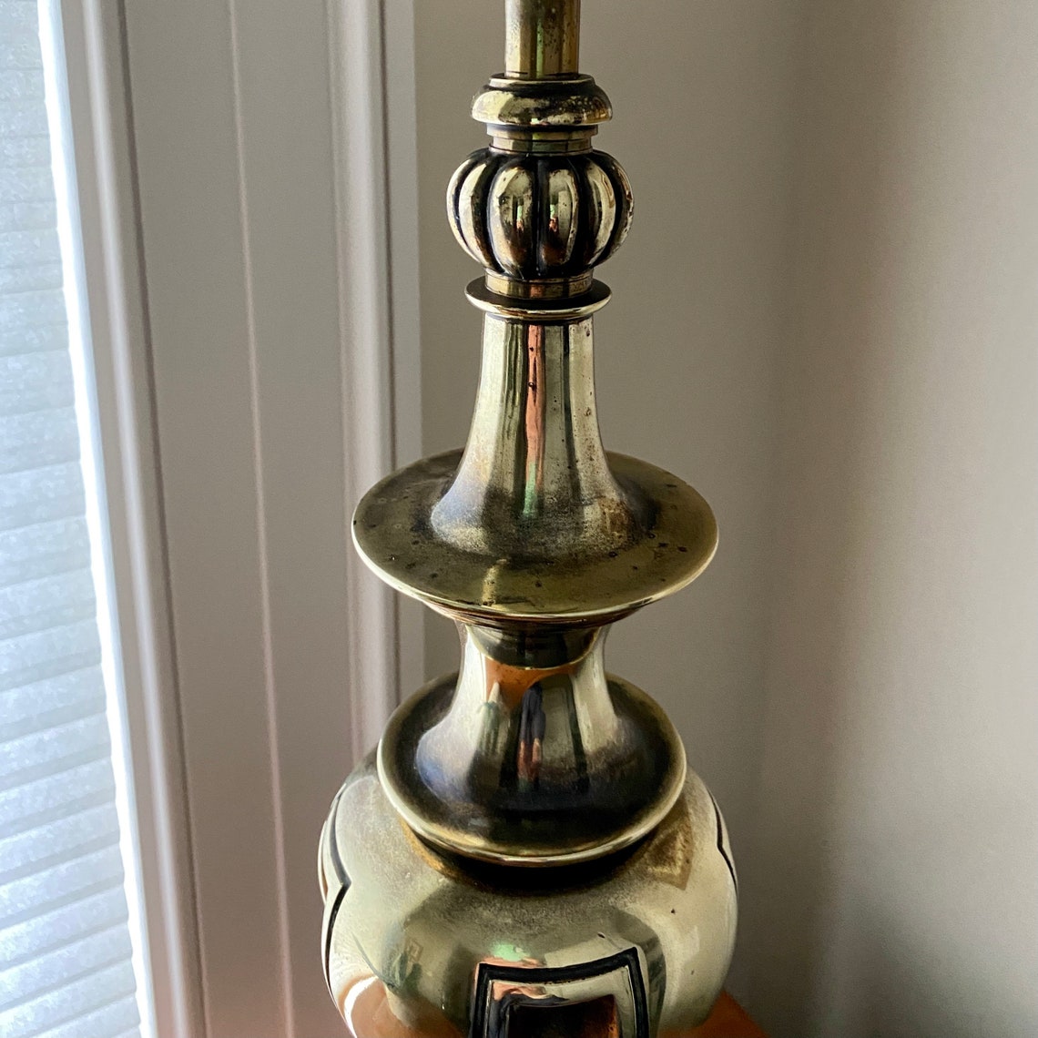 Vintage Stiffel brass lamp 35 brass lamp Honi Chilo Etsy