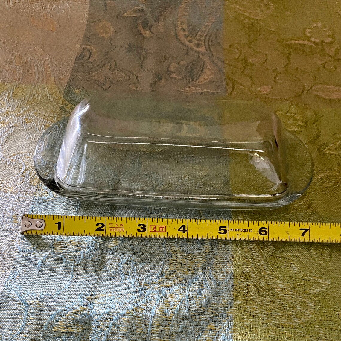 Vintage glass butter dish with lid vintage farmhouse butter Etsy