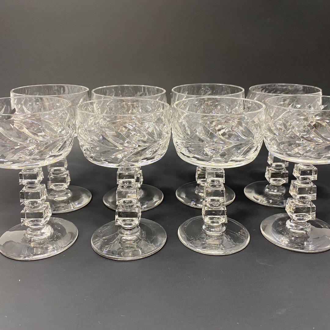Vintage Coupe Glasses MCM Champagne Glasses Set of 8 Coupe Etsy